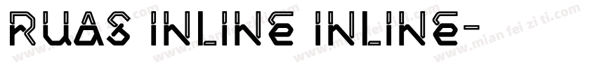 Ruas Inline Inline字体转换